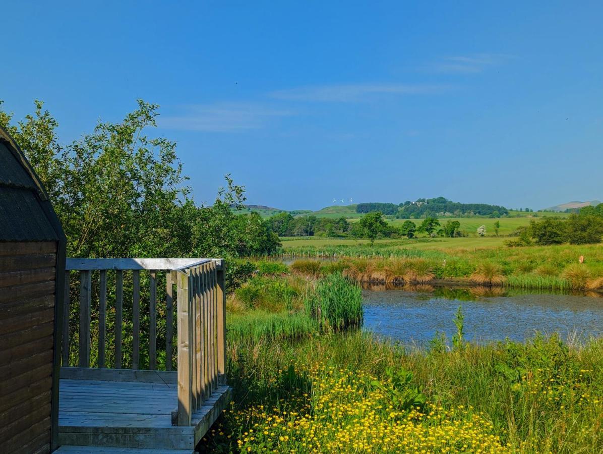 Pond View Pod 1 With Outdoor Hot Tub - Fife - Loch Leven - Lomond Hills Villa Kelty Exteriör bild