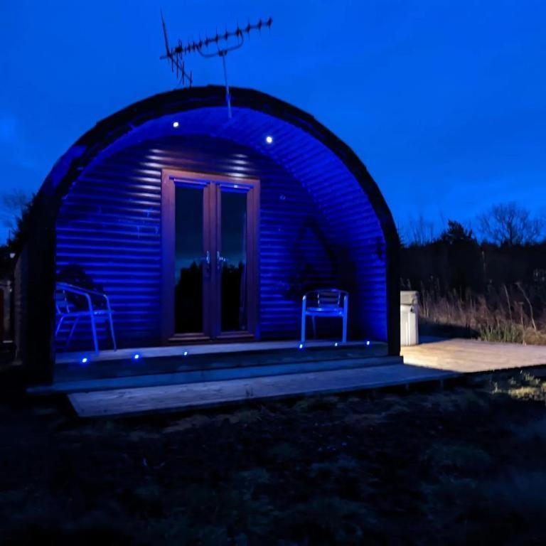 Pond View Pod 1 With Outdoor Hot Tub - Fife - Loch Leven - Lomond Hills Villa Kelty Exteriör bild